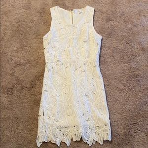 White Floral Dress